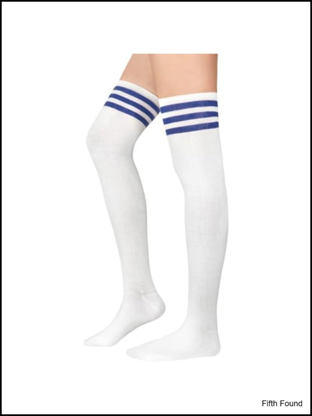 Women's Extra Long Striped Thigh High Over the Knee Socks